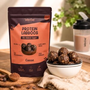 PROTEIN LADDOOS - Cocoa, Pack of 25 (200gm)